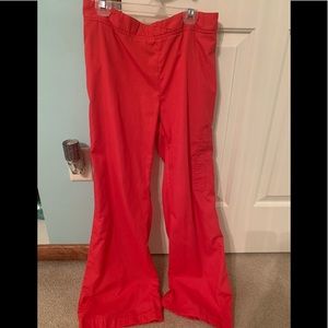 coral buttersoft scrub pants